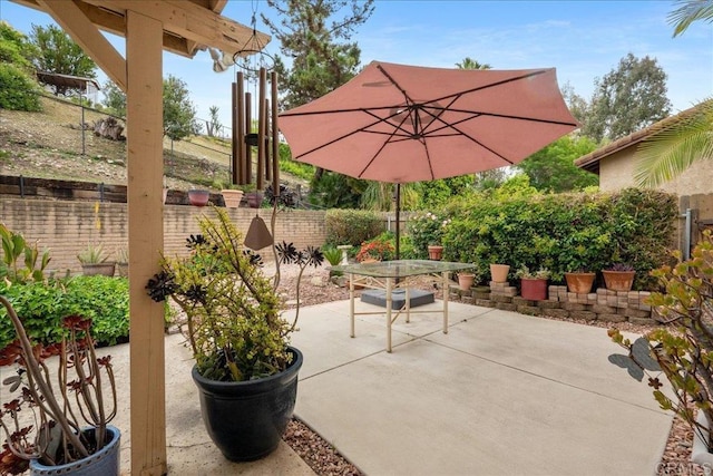 1943 Belmore Ct, El Cajon, CA 92020 - view of patio with outdoor dining area and a fenced backyard