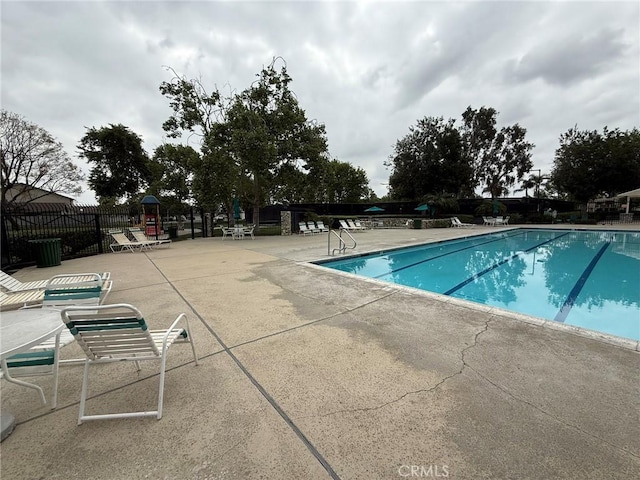 2579 Oak Springs Pl, Ontario, CA 91761 - community pool featuring a patio area