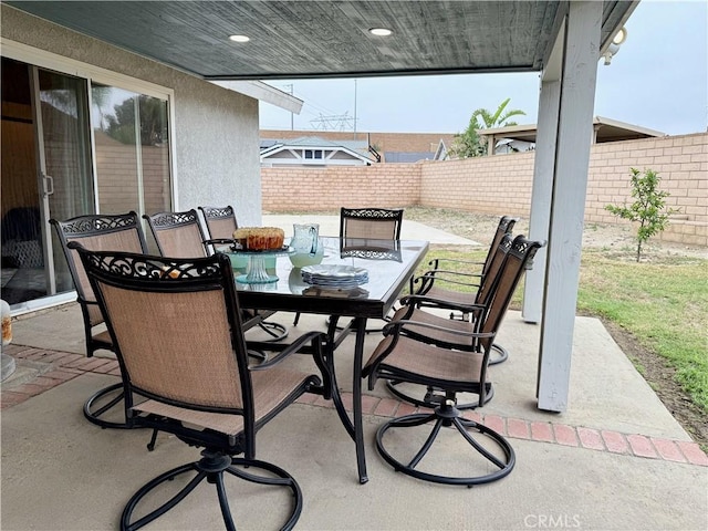 2579 Oak Springs Pl, Ontario, CA 91761 - fenced backyard featuring outdoor dining area and a patio area