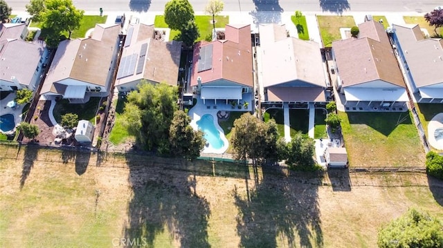 drone / aerial view featuring a residential view