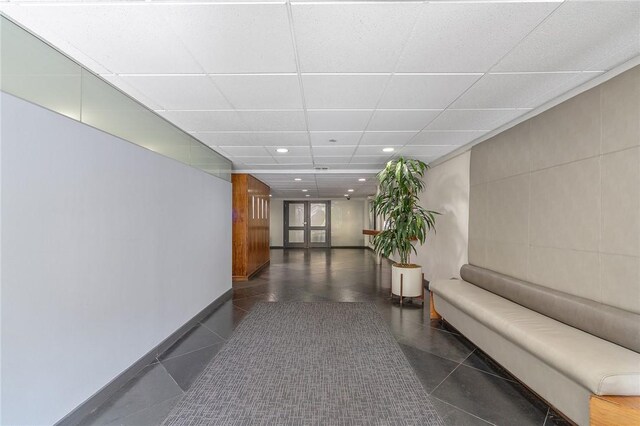 740 N Kings Rd Unit 225, West Hollywood, CA 90069 - building lobby featuring recessed lighting and a paneled ceiling