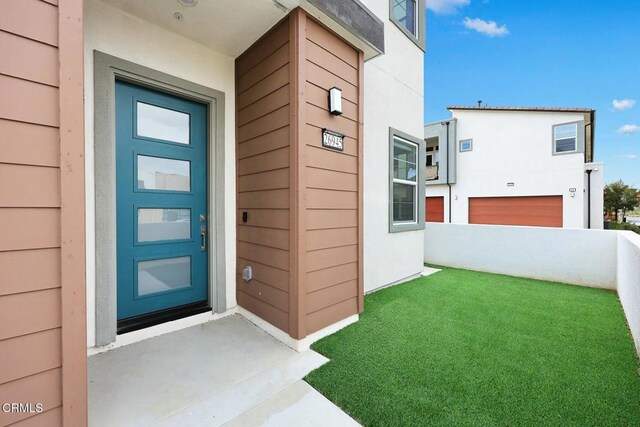 26945 Nature View Pl, Valencia, CA 91381 - property entrance featuring a lawn
