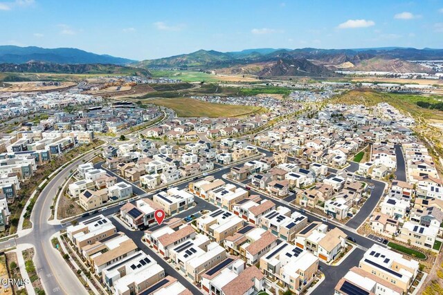 26945 Nature View Pl, Valencia, CA 91381 - aerial view of property's location with mountains and nearby suburban area