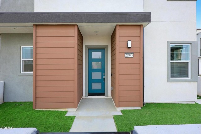 26945 Nature View Pl, Valencia, CA 91381 - view of exterior entry featuring stucco siding
