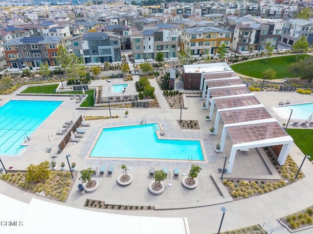 26945 Nature View Pl, Valencia, CA 91381 - community pool with a patio area