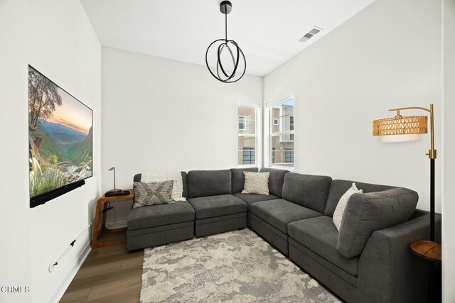 26945 Nature View Pl, Valencia, CA 91381 - living area featuring wood finished floors