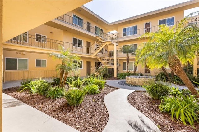 surrounding community with stairs