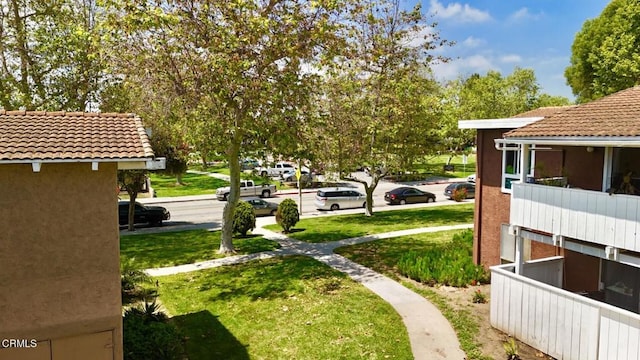 view of yard