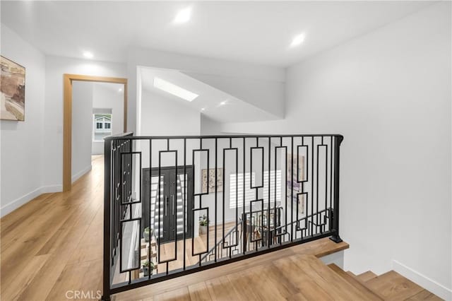 26011 Redbluff Dr, Calabasas, CA 91302 - interior space featuring wood finished floors, baseboards, and recessed lighting