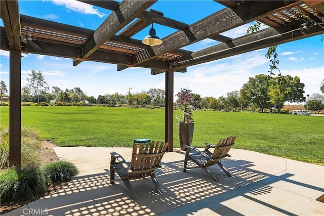 213 Wicker, Irvine, CA 92618 - view of patio with a pergola