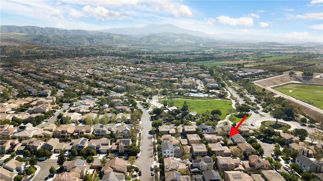 213 Wicker, Irvine, CA 92618 - aerial view of property's location featuring mountains and nearby suburban area