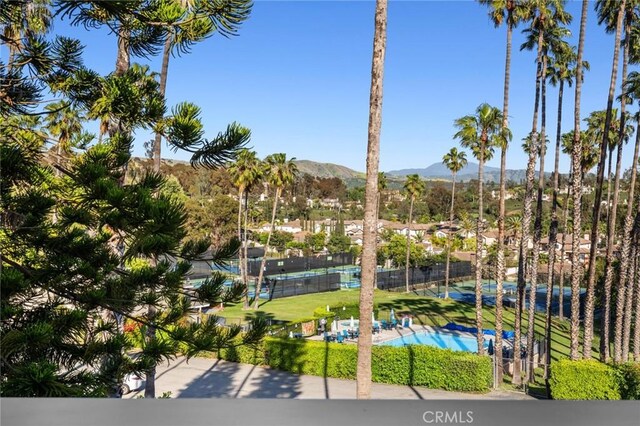 2121 Valhalla Dr, Santa Ana, CA 92705 - water view with fence and a mountain view