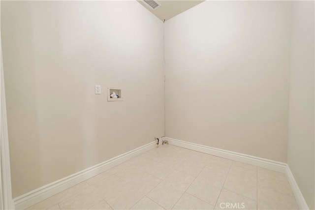 washroom featuring baseboards, laundry area, hookup for a gas dryer, and washer hookup