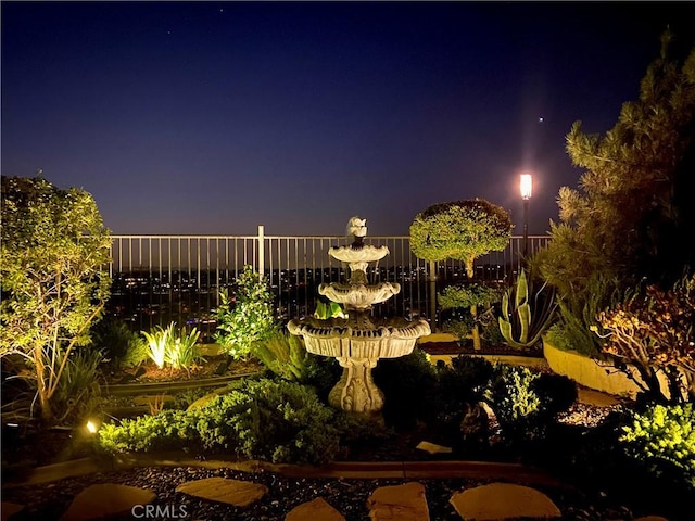 34036 Galleron St, Temecula, CA 92592 - view of yard at night