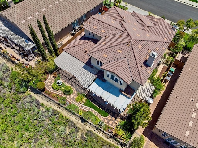 drone / aerial view