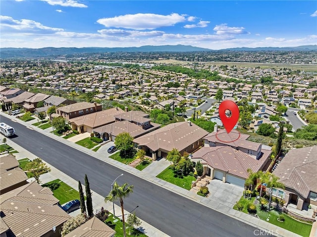 34036 Galleron St, Temecula, CA 92592 - aerial perspective of suburban area featuring a mountain backdrop