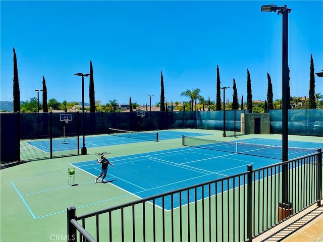 34036 Galleron St, Temecula, CA 92592 - view of tennis court with community basketball court