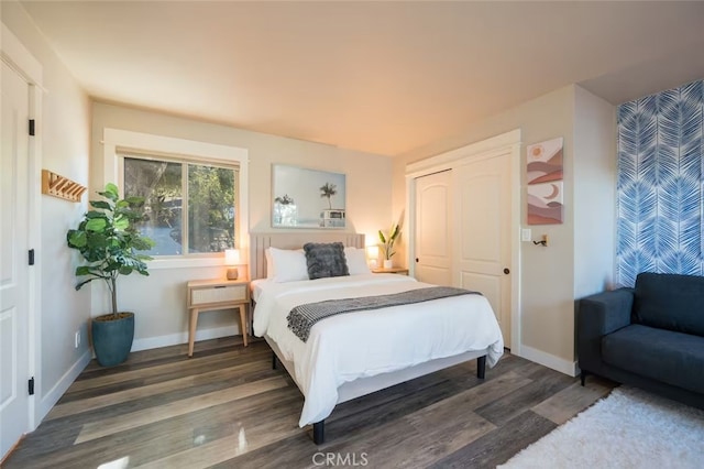 8035 Santa Rosa Rd, Atascadero, CA 93422 - bedroom featuring baseboards and wood finished floors