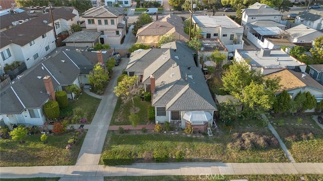 bird's eye view featuring a residential view