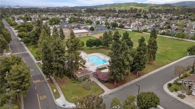 10 Cedarlake Unit 4, Irvine, CA 92614 - drone / aerial view with a residential view and a mountain view
