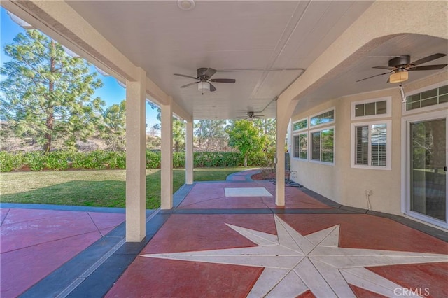 429 Somerset Cir, Corona, CA 92879 - view of patio / terrace featuring ceiling fan