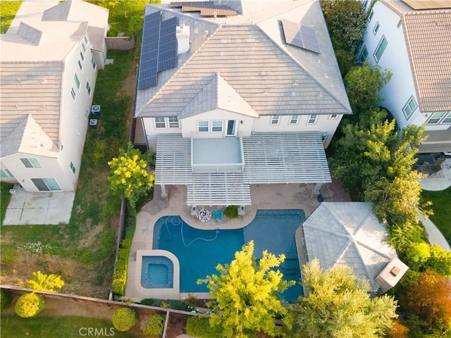 30304 Vercors St, Murrieta, CA 92563 - view from above of property featuring a pool
