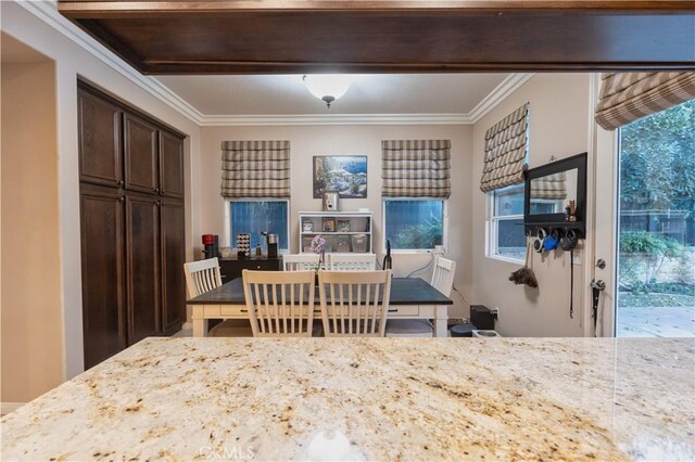 30304 Vercors St, Murrieta, CA 92563 - dining area with crown molding