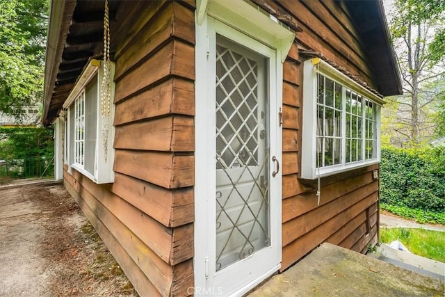 view of property exterior