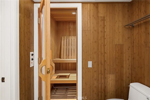 view of sauna / steam room