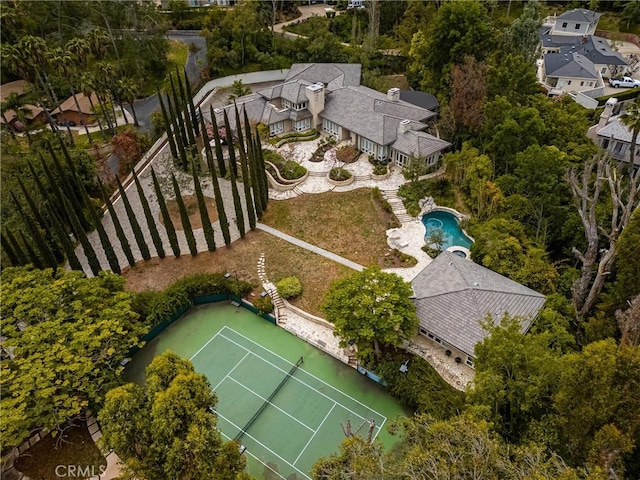 drone / aerial view