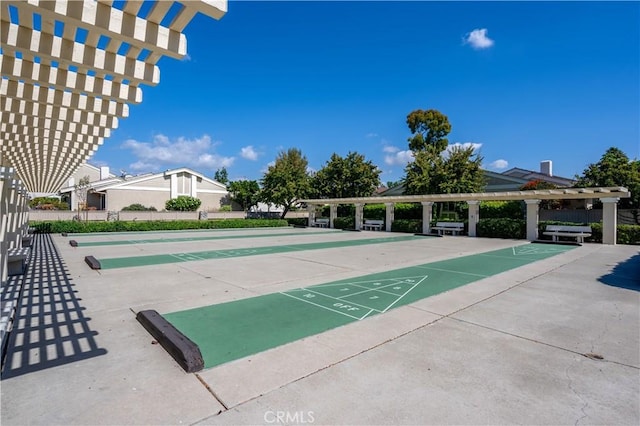 85 Briarglen, Irvine, CA 92614 - view of community with shuffleboard and a pergola