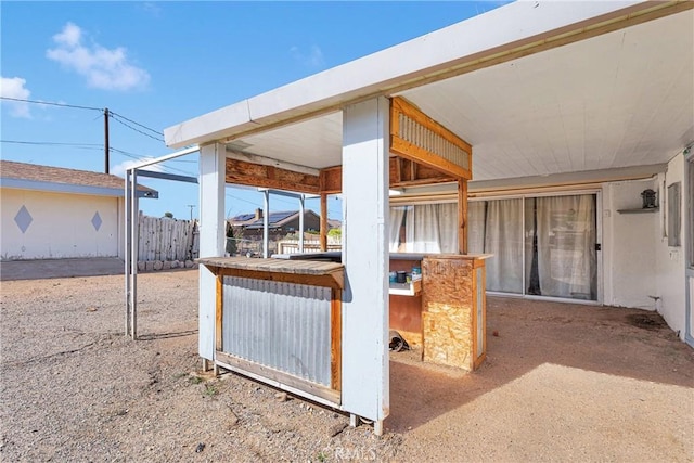 9415 Yucca St, Apple Valley, CA 92308 - view of patio with fence