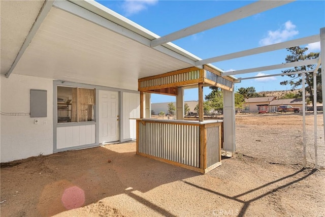 9415 Yucca St, Apple Valley, CA 92308 - view of patio / terrace with electric panel