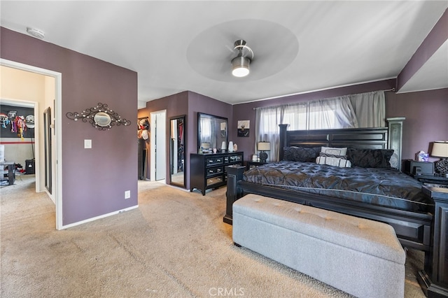 2102 Tern Bay Ln, Lakewood, CA 90712 - carpeted bedroom featuring baseboards and a ceiling fan