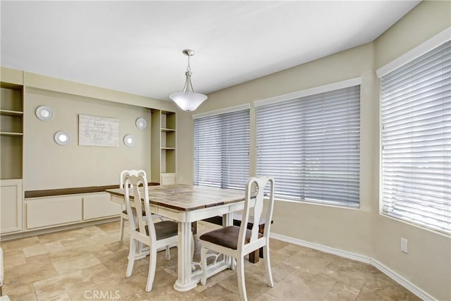 view of dining room