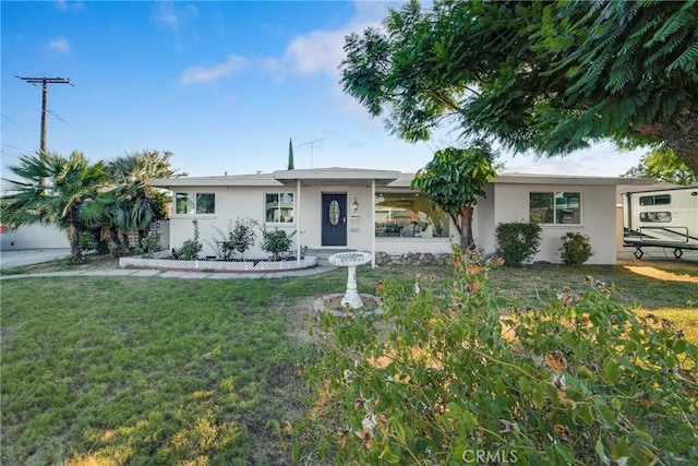 14816 Lanning Dr, Whittier, CA 90604 - ranch-style home featuring a front lawn
