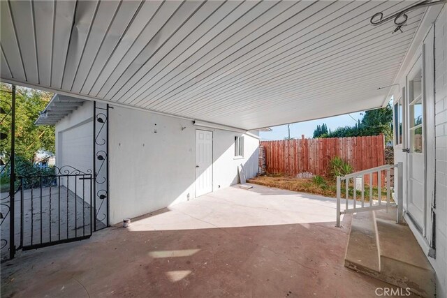 14816 Lanning Dr, Whittier, CA 90604 - view of patio / terrace featuring fence