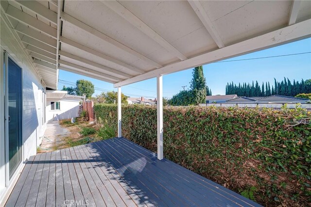 14816 Lanning Dr, Whittier, CA 90604 - deck with a fenced backyard