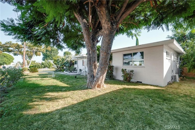 14816 Lanning Dr, Whittier, CA 90604 - view of green lawn with central AC unit