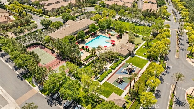 drone / aerial view
