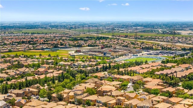 drone / aerial view featuring a residential view