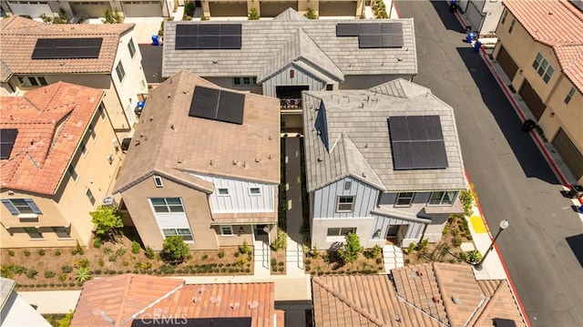 bird's eye view featuring a residential view