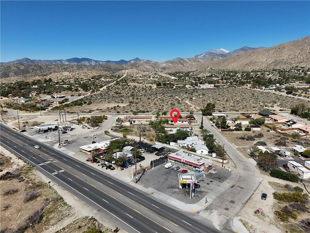 49537 Rosella Dr, Morongo Valley, CA 92256 - birds eye view of property with a mountain view