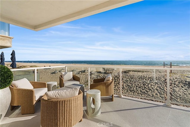 105A Surfside Ave, Surfside, CA 90743 - patio / terrace with view of water and beach
