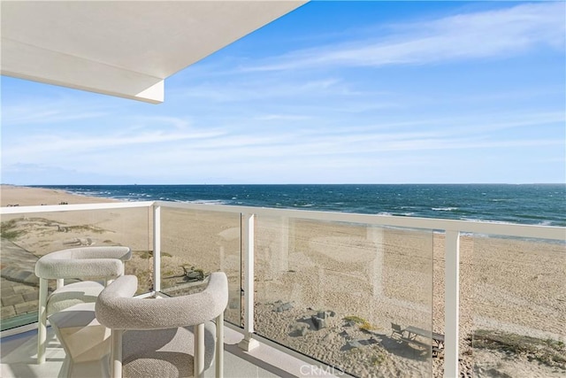 105A Surfside Ave, Surfside, CA 90743 - balcony with view of water and beach