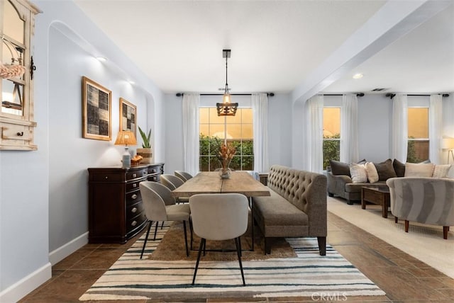 9 Healdsbury, Irvine, CA 92602 - dining room featuring a healthy amount of sunlight and baseboards