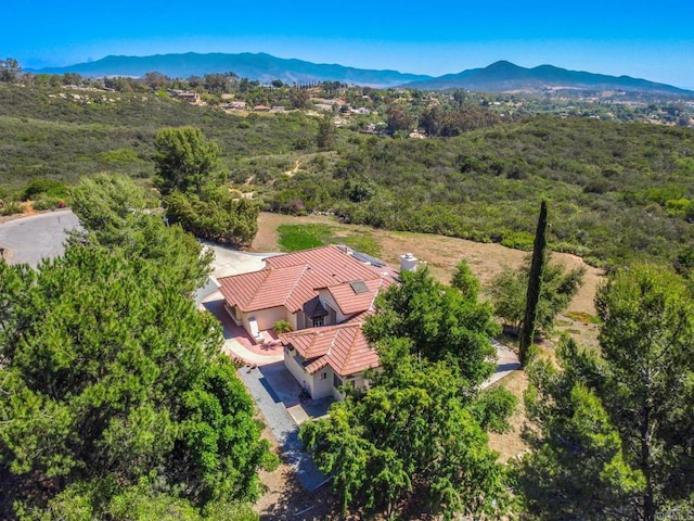 3602 Hidden Ridge Rd, Jamul, CA 91935 - view from above of property with a mountainous background