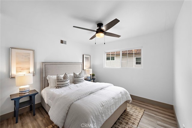 28166 Camellia Ct, Laguna Niguel, CA 92677 - bedroom featuring wood finished floors and ceiling fan