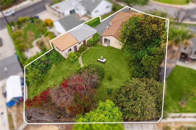 birds eye view of property featuring a residential view