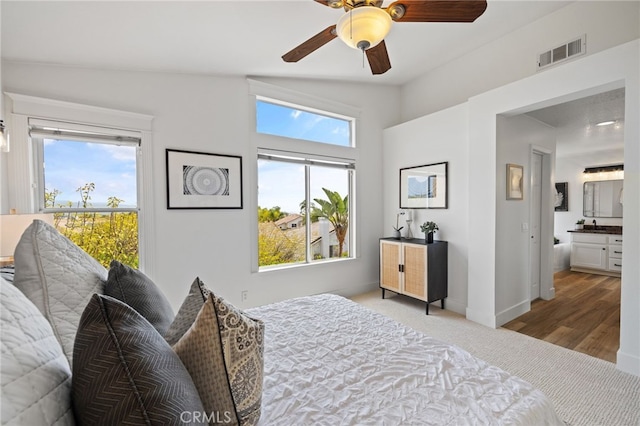 26 Apache Dr, Trabuco Canyon, CA 92679 - bedroom featuring a ceiling fan, a sink, and baseboards